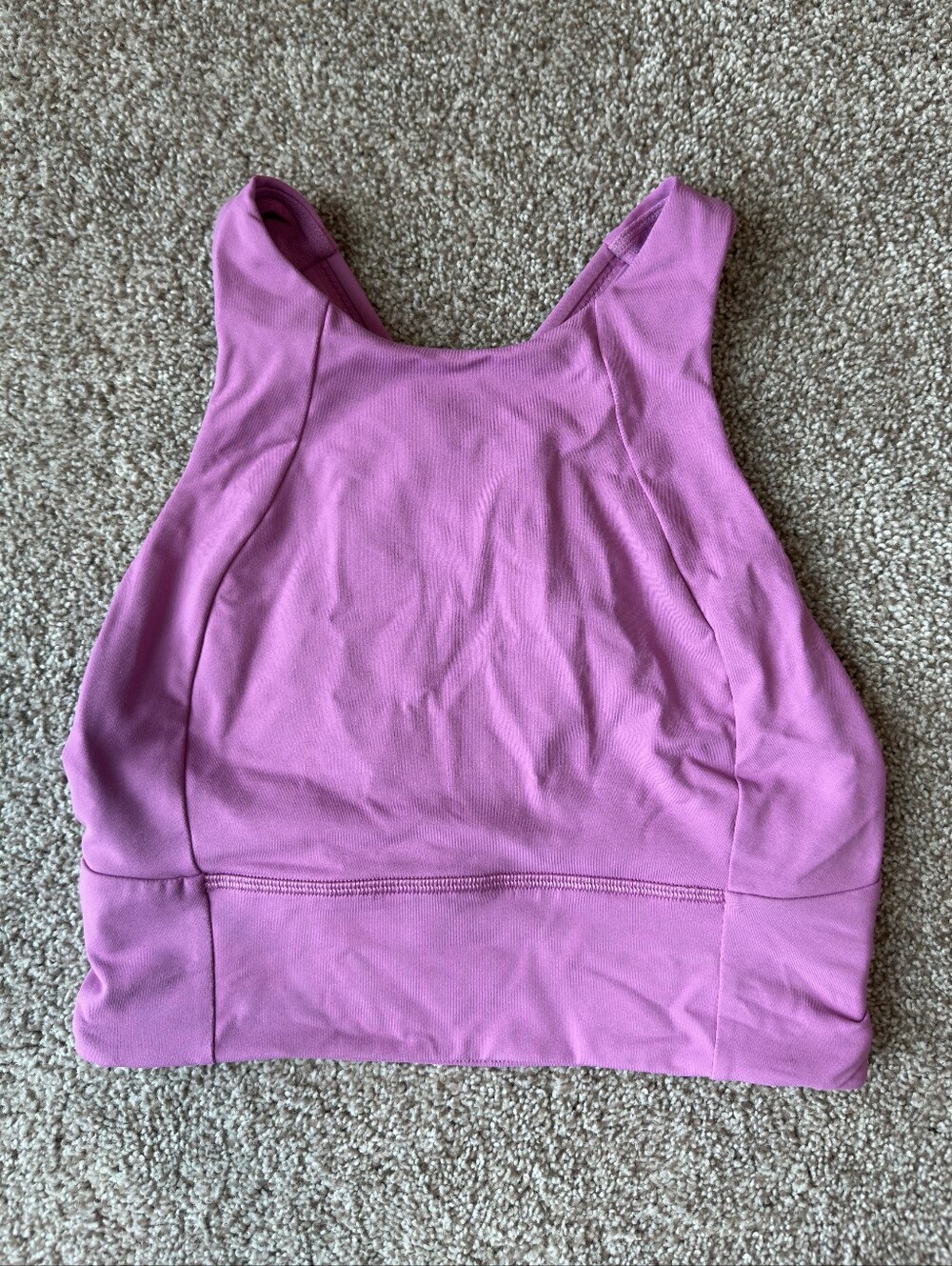 Lululemon Free To Be Serene High Neck Long Line Sports Bra Size 4